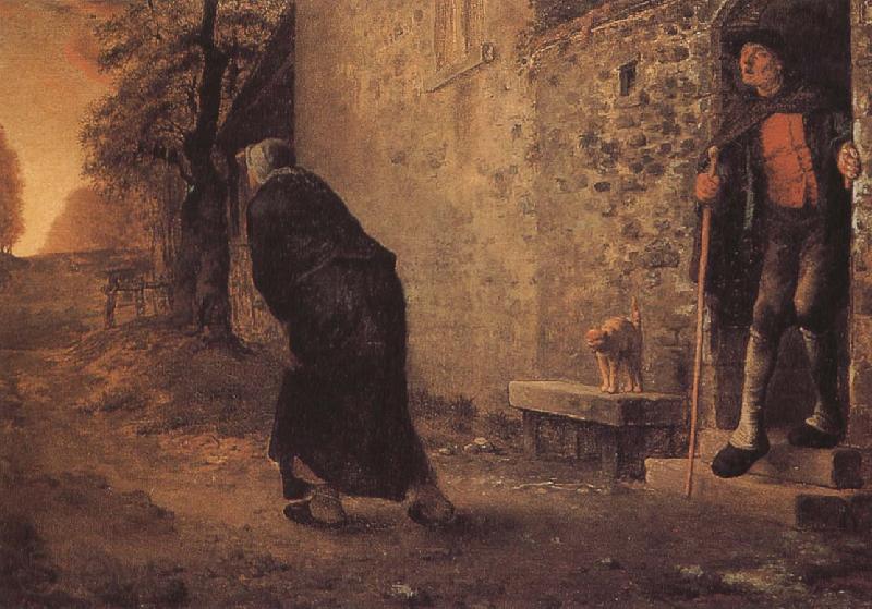 Jean Francois Millet Wait Spain oil painting art